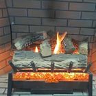 Zestaw kominków elektrycznych Płomień ognia Płomień dekoracyjny S08-02B Naturalne kolory Bez toksyczny
